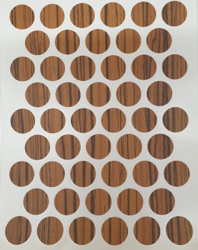Čiapka samolepiaca 14mm zebrano číre 50 ks