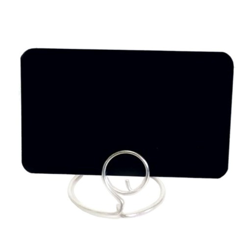 CENNÍKY čierna CHALK 70x105mm - matná a lesklá - 10 ks