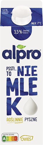 Alpro NieMlek* Ovsené vločky UHT 3,5% 1l bez mlieka HIT