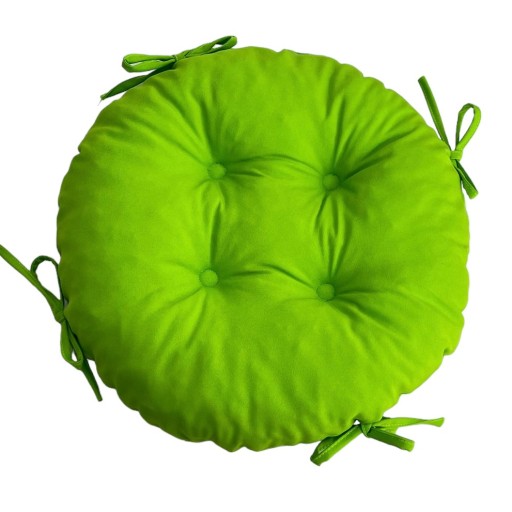 Vankúš na stoličku, 35 cm, SVETLOZELENÝ KRUH