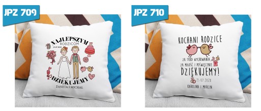VANKÚŠ ďakovný darček ku SVADBE RODIČOV