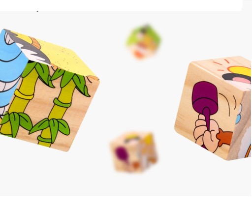 VZDELÁVACIE BLOKY DREVENÉ PUZZLE