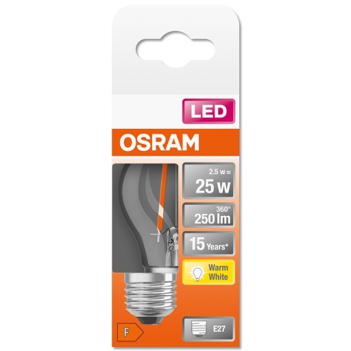 LED žiarovka SMALL BALL E27 2,5W = 25W 2700K OSRAM