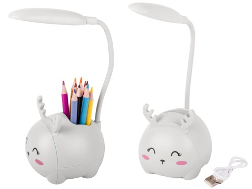 Detské nočné svetlo LED usb organizér stojan telefón pre učenie čítania