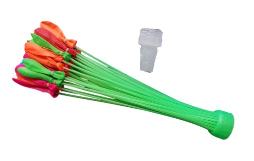 Balóny WATER BOMB na kohútik, záhradná hadica, 37 ks.
