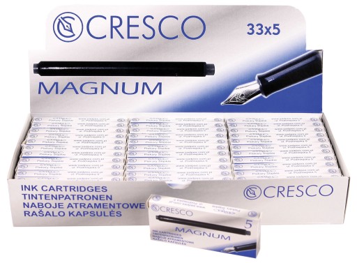 ATRAMENTOVÉ NÁPLŇKY MAGNUM MODRÉ NA PÍSANIE PEROM