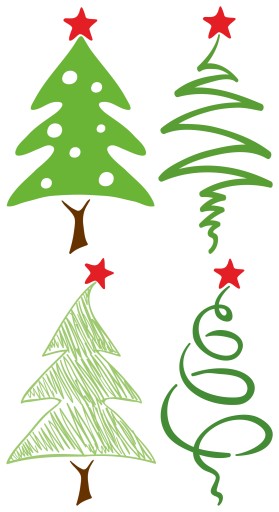 NÁLEPKY NA OKNÁ LUTRO SKLO VIANOČNÝ STROMČEK