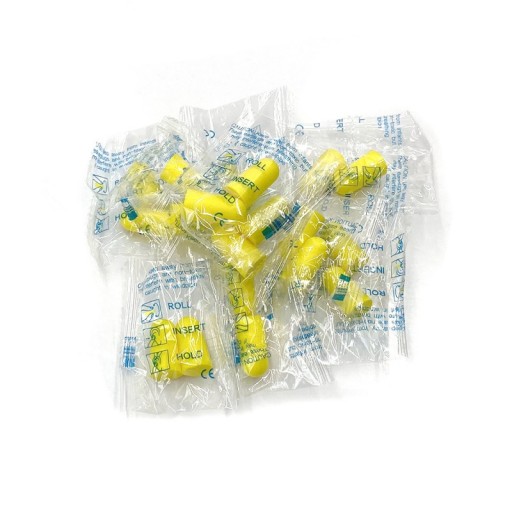Haspro Foam štuple do uší, žlté, 10 párov