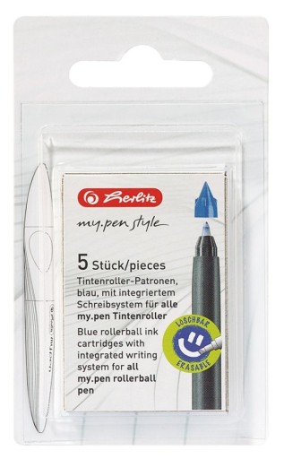 Náplne do guľôčkových pier Herlitz my.pen - 5 ks