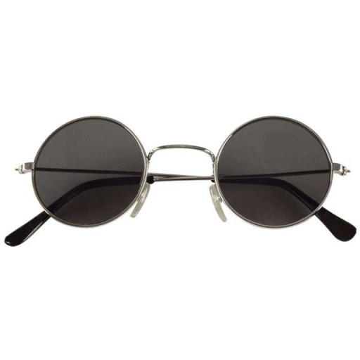 Párty LENNON OKULIARE lennon okrúhle šedé RETRO