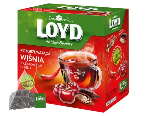 Zimný varený čaj hrejivá čerešňa s kakaom a čili 20 T. LOYD