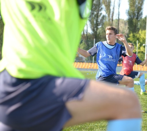 Fixka na futbal pre dospelých - modrá