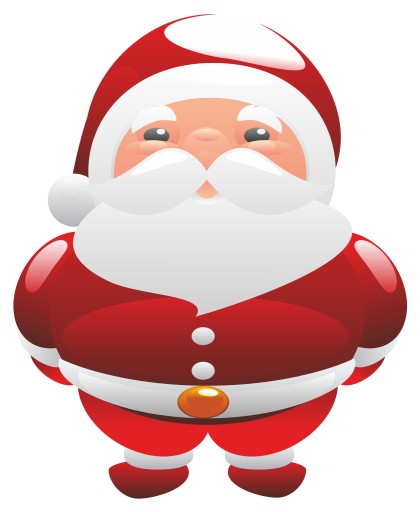 NÁLEPKA NA OKENNÉ SKLO ZRKADLO SANTA CLAUS