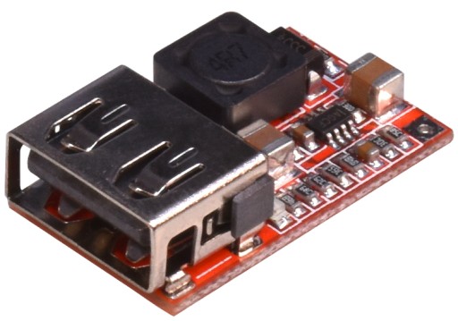 Napájanie regulátora meniča USB 5V 3A s 6-24V