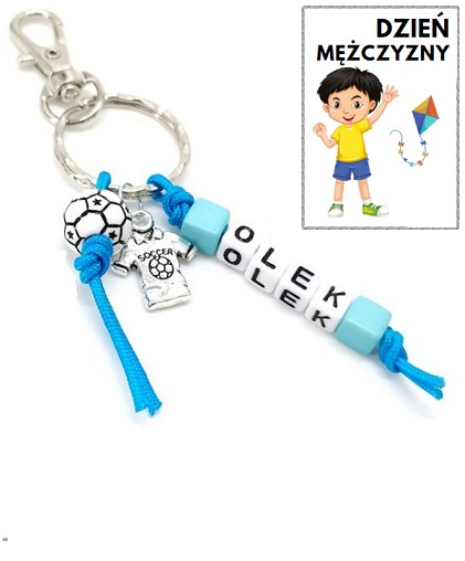 Kľúčenka s menom ples tričko darček chlapec škola s