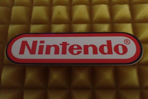 NINTENDO NÁLEPKA NÁLEPKA 11,1 x 3 cm