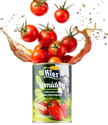 Lúpané paradajky Celé vysoko kvalitné Taliansko