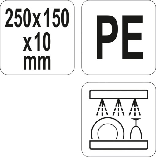 DOSKA NA KRAJENIE 250x150 BIELA