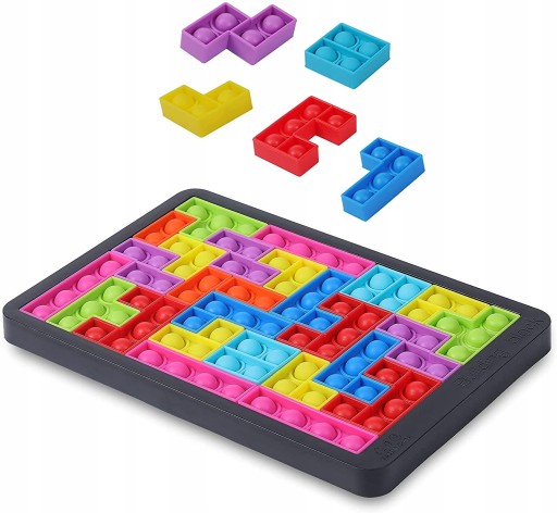 HRAČKA TETRIS POP IT BUBLINY 3V1