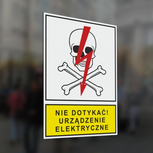 Nálepka na elektrické zariadenie 7,7x10,8