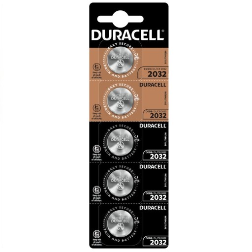 AKUMULÁTOR DURACELL LITHIUM CR2032 DL2032 BL5