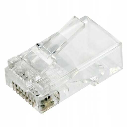 NEKU Zástrčky 8P8C RJ45 koncovky UTP 5e drôt 10 ks