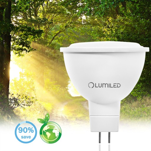 GU5.3 MR16 LED žiarovka 8W = 80W 720lm 4000K Neutrál 120° 12V LUMILED