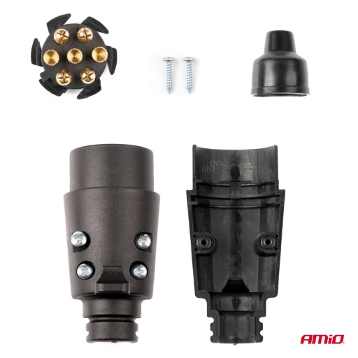 AMiO Plastová zástrčka prívesu 7 PIN AMIO-03215