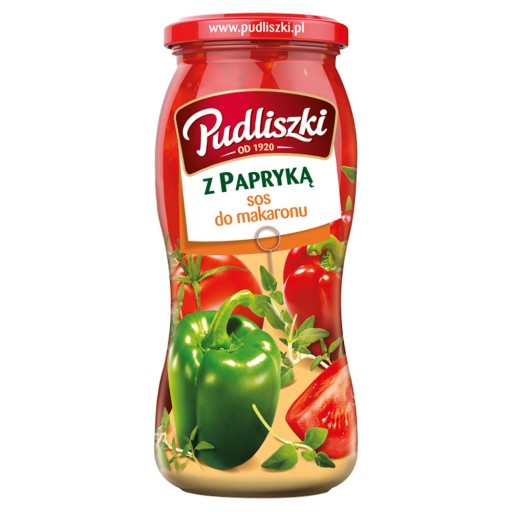 Pudliszki omáčka na cestoviny s paprikou 500g