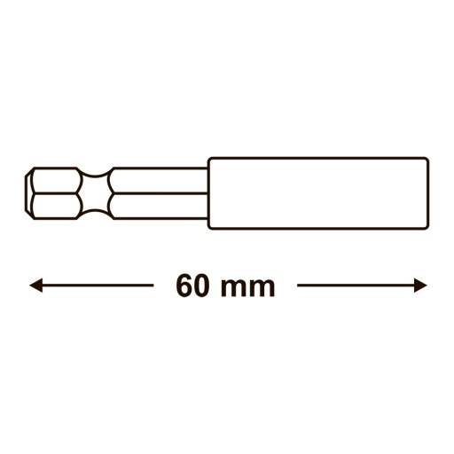 Držiak bitov, magnetický 1/4