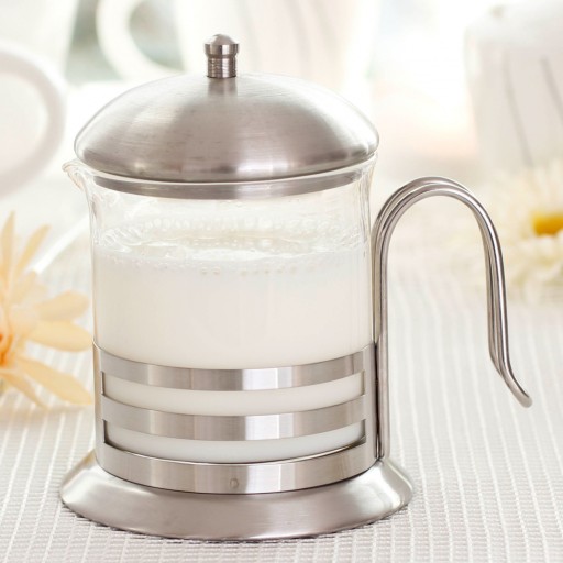 SKLENENÁ KONVIČKA NA MLIEKO ARABICA 200 ml