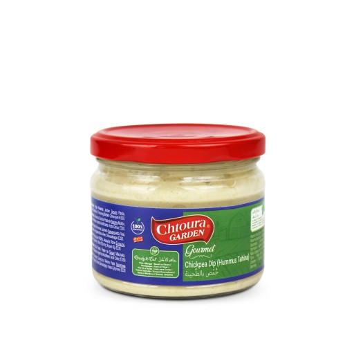 HUMMUS CÍCENOVÁ PASTA S BAZALKOU 310G CHTOURA LEBAN