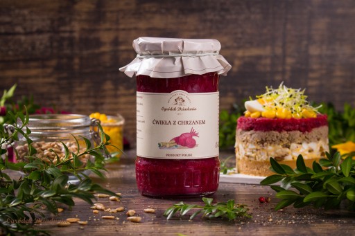 Cvikla S CHRENOM Cvikla DOMÁCI RECEPT 350g Ogródek Dziadunia