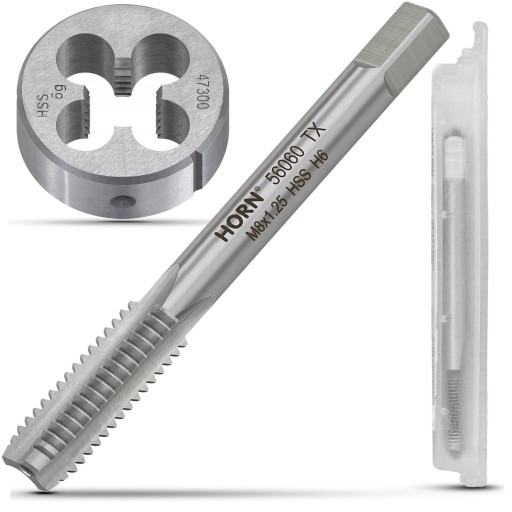 RUČNÁ ZÁVITOVAČKA M8 DIN-352/1P+ ZÁSTRČNÍK M8x1,25