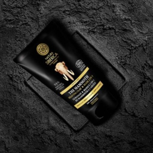 Natura Siberica Men penová maska na holenie 2v1 Mamut zužuje póry na 150 m
