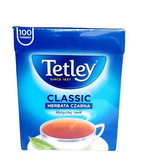 TETLEY CLASSIC BLACK TEA 100ks DÁTUM: 2026/05