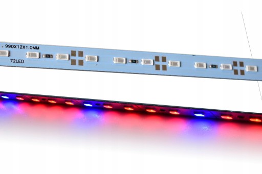 Pevný LED pás 5730 4,8W 12V ZÁVOD 4:1 hliník 0,5m