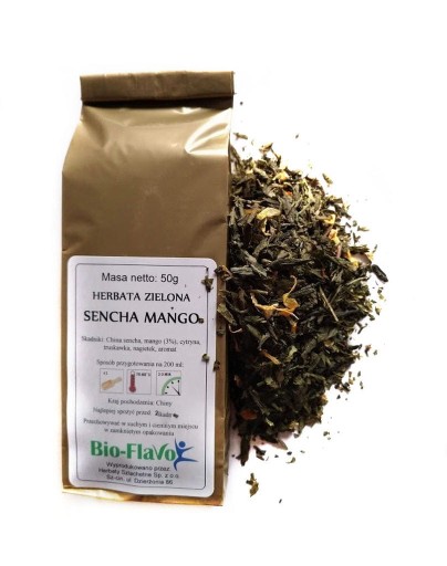 SENCHA MANGO zelený čaj 50g