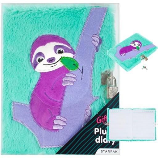 STARPAK DENNÍK PLYŠOVÝ ZÁPISNÍK WLOCHACZ LENIVOST