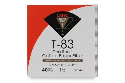 CAFEC DARK Filter na pečený papier biely pohár1 40 ks.