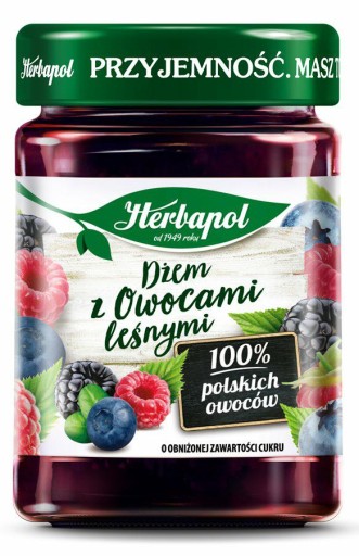 HERBAPOL Džem s lesným ovocím 280g