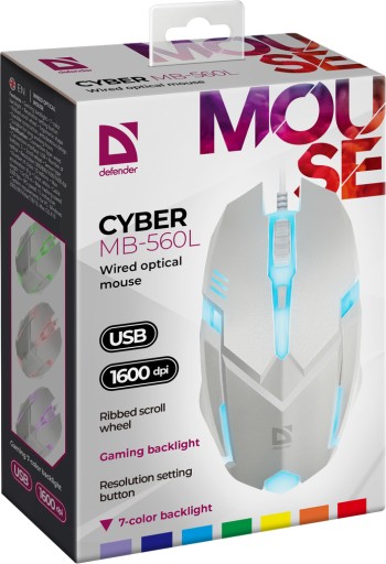 HERNÁ MYŠ PRE HRÁČOV RGB LED 1200 DPI
