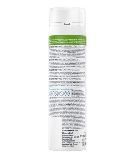 NIVEA MEN Sensitive chladivý gél na holenie 200 ml