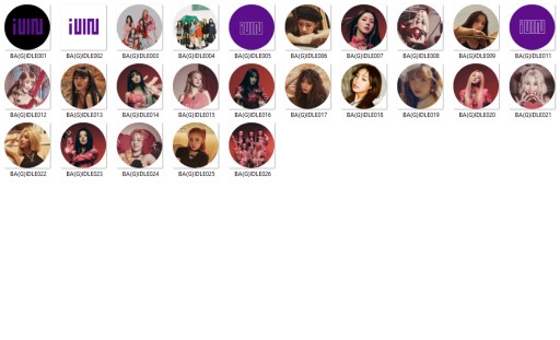 Pin (G)I-dle k pop k-pop kpop NA VÝBER