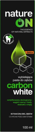 Bieliaca zubná pasta s aktívnym uhlím redukuje baktérie TOŁPA 100 ml