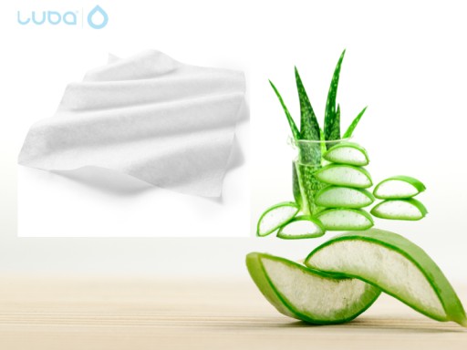 Luba Vlhčený papier s vôňou aloe vody 50