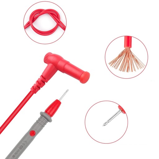 KÁBLE TESTOVACIE VODY PRE METER MULTIMETER + KROKODÝLIE SVORKY 1000V 10A BANÁN