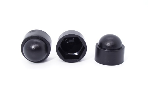 KRYT PODLOŽKY SKRUTKY MATICA M14 ZÁTKA ČIERNA 10 KS