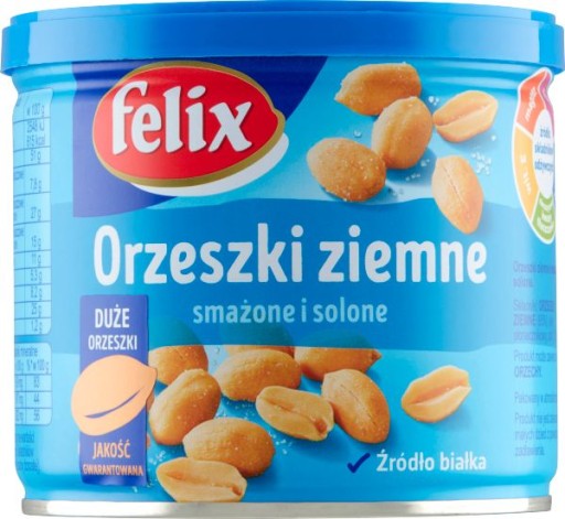Arašidy FELIX, konzerva, 140 g, solené