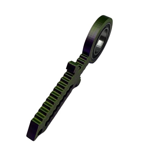 KEYRAMBIT KEYSPINNER KEYRING TIKTOK MEČ MINECRAFT FARBA GALAXY ZELENÁ FIALOVÁ